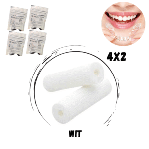 4x2 Orthodontische Chewie - Zonder Smaak - Neutraal